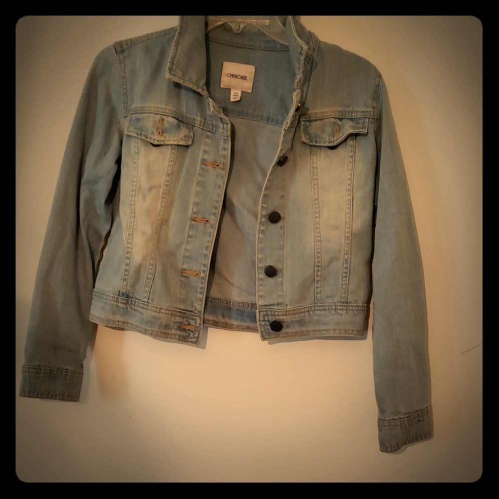 Cropped Jean Jacket